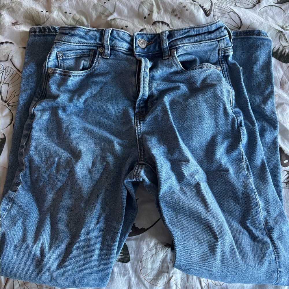 American eagle womans Blue Denim Jeans - Classic Straight Fit